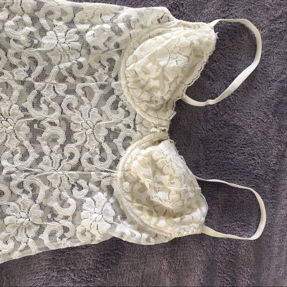 Papillon Blanc Lace Teddy - Picture 2 of 9